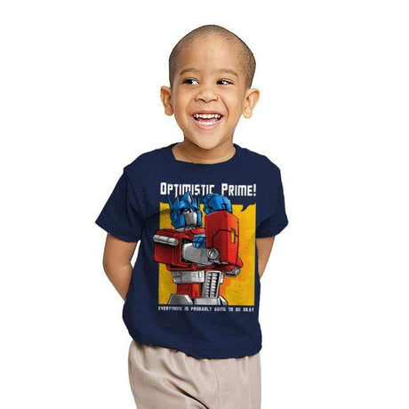 Optimistic - Youth T-Shirts RIPT Apparel X-small / Navy