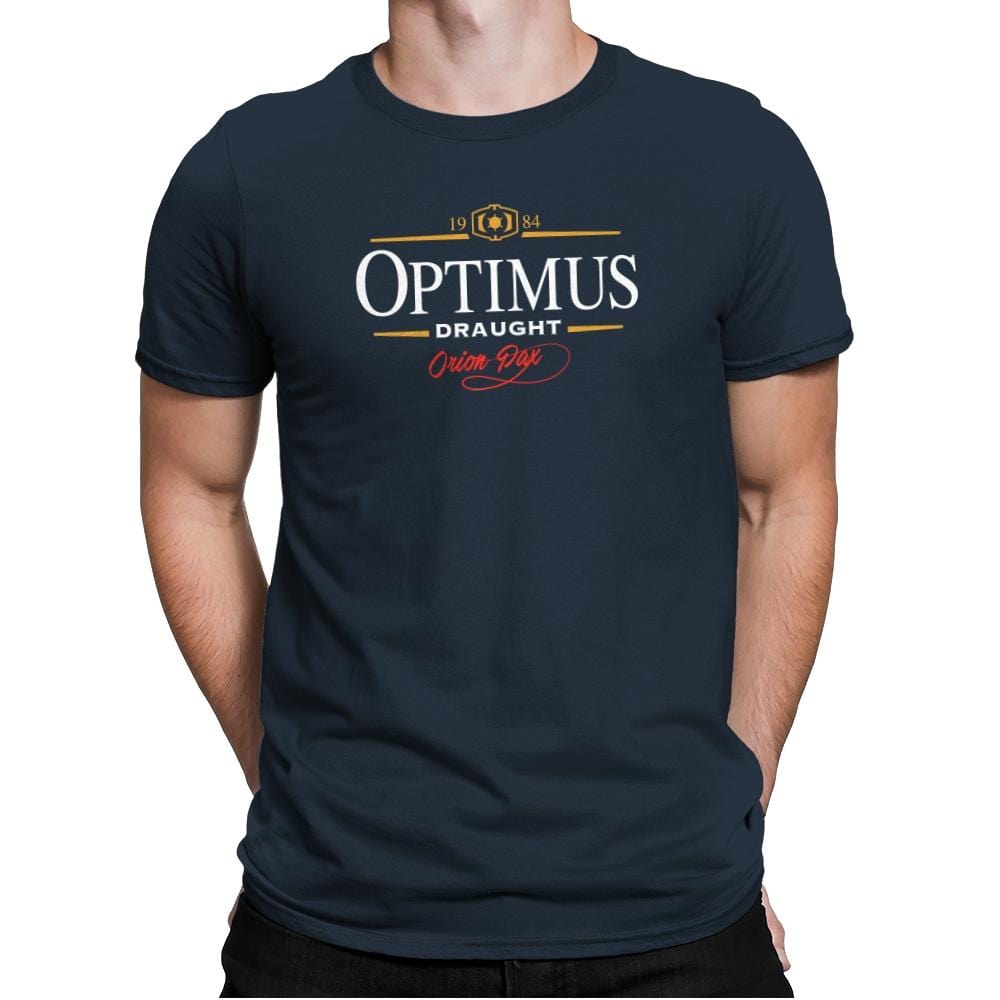 Optimus Draught Exclusive - Mens Premium T-Shirts RIPT Apparel Small / Indigo