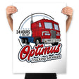 Optimus - Prints Posters RIPT Apparel 18x24 / White