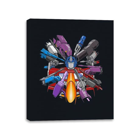 Optimus Wick - Canvas Wraps Canvas Wraps RIPT Apparel 11x14 / Black