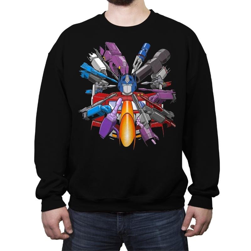 Optimus Wick - Crew Neck Sweatshirt Crew Neck Sweatshirt RIPT Apparel Small / Black