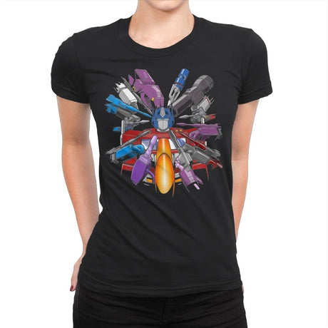 Optimus Wick - Womens Premium T-Shirts RIPT Apparel Small / Black