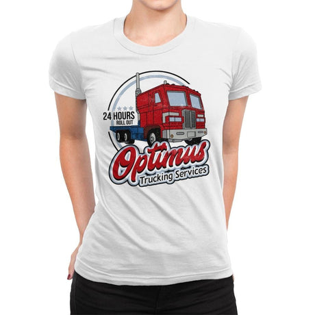 Optimus - Womens Premium T-Shirts RIPT Apparel Small / White