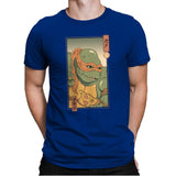 Orange Kame Ninja - Mens Premium T-Shirts RIPT Apparel Small / Royal