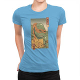 Orange Kame Ninja - Womens Premium T-Shirts RIPT Apparel Small / Turquoise
