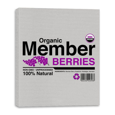 Organic Member Berries - Canvas Wraps Canvas Wraps RIPT Apparel