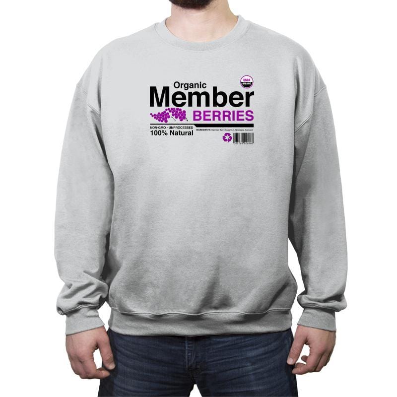 Organic Member Berries - Crew Neck Sweatshirt Crew Neck Sweatshirt RIPT Apparel