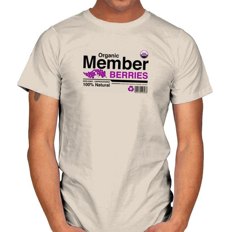 Organic Member Berries - Mens T-Shirts RIPT Apparel Small / Natural