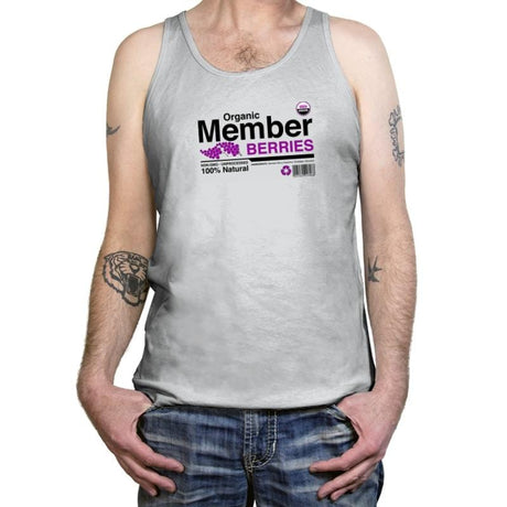 Organic Member Berries - Tanktop Tanktop RIPT Apparel X-Small / Silver