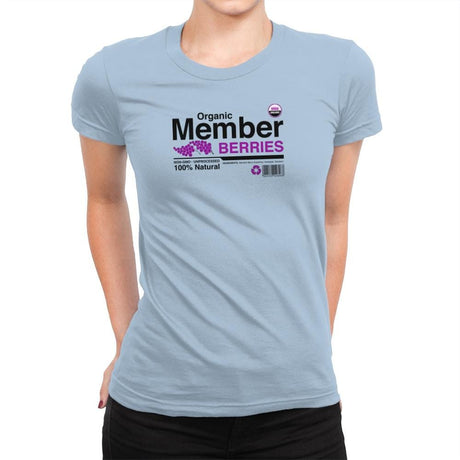 Organic Member Berries - Womens Premium T-Shirts RIPT Apparel Small / Cancun