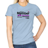Organic Member Berries - Womens T-Shirts RIPT Apparel Small / Light Blue