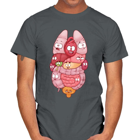 Organs - Mens T-Shirts RIPT Apparel Small / Charcoal