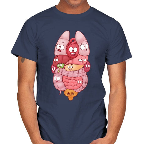 Organs - Mens T-Shirts RIPT Apparel Small / Navy