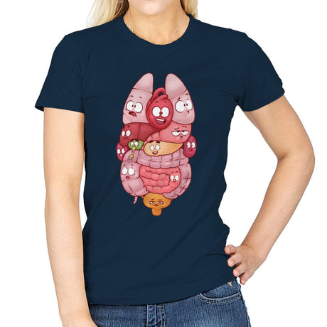 Organs - Womens T-Shirts RIPT Apparel Small / Navy