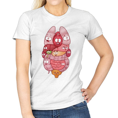 Organs - Womens T-Shirts RIPT Apparel Small / White