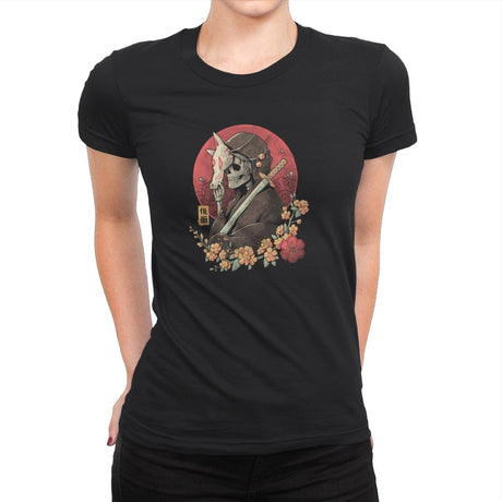 Oriental Death - Womens Premium T-Shirts RIPT Apparel Small / Black