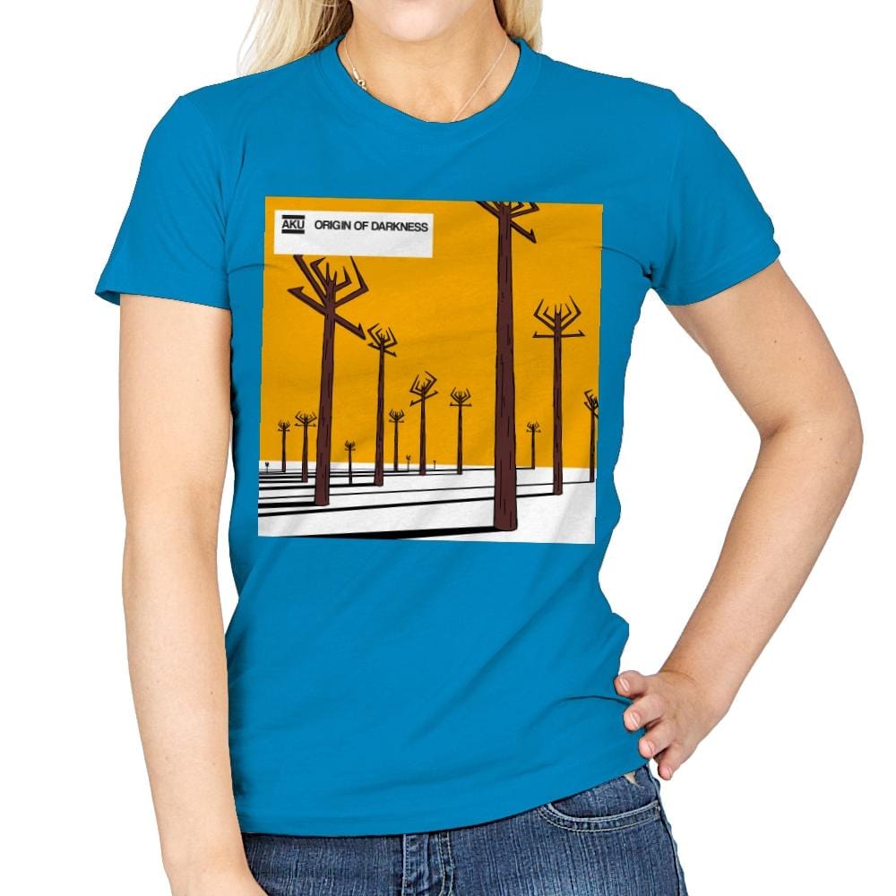 Origin of Darkness - Record Collector - Womens T-Shirts RIPT Apparel Small / Sapphire