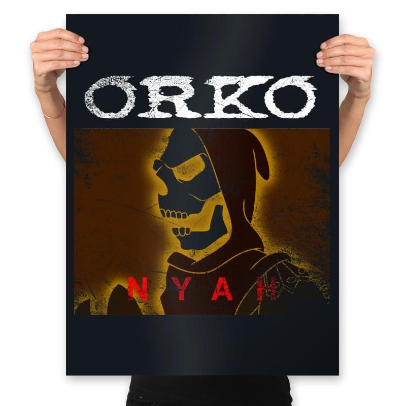 Orko - Nyah - Prints Posters RIPT Apparel 18x24 / Black