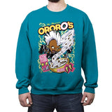 OrorO's Cereal - Crew Neck Sweatshirt Crew Neck Sweatshirt RIPT Apparel Small / Antique Sapphire