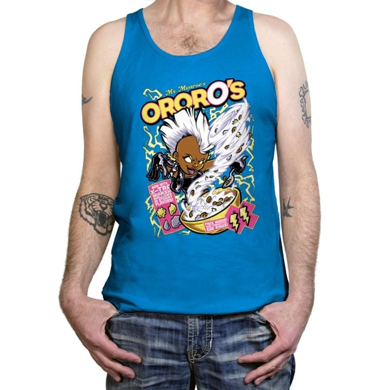 OrorO's Cereal - Tanktop Tanktop RIPT Apparel X-Small / Teal