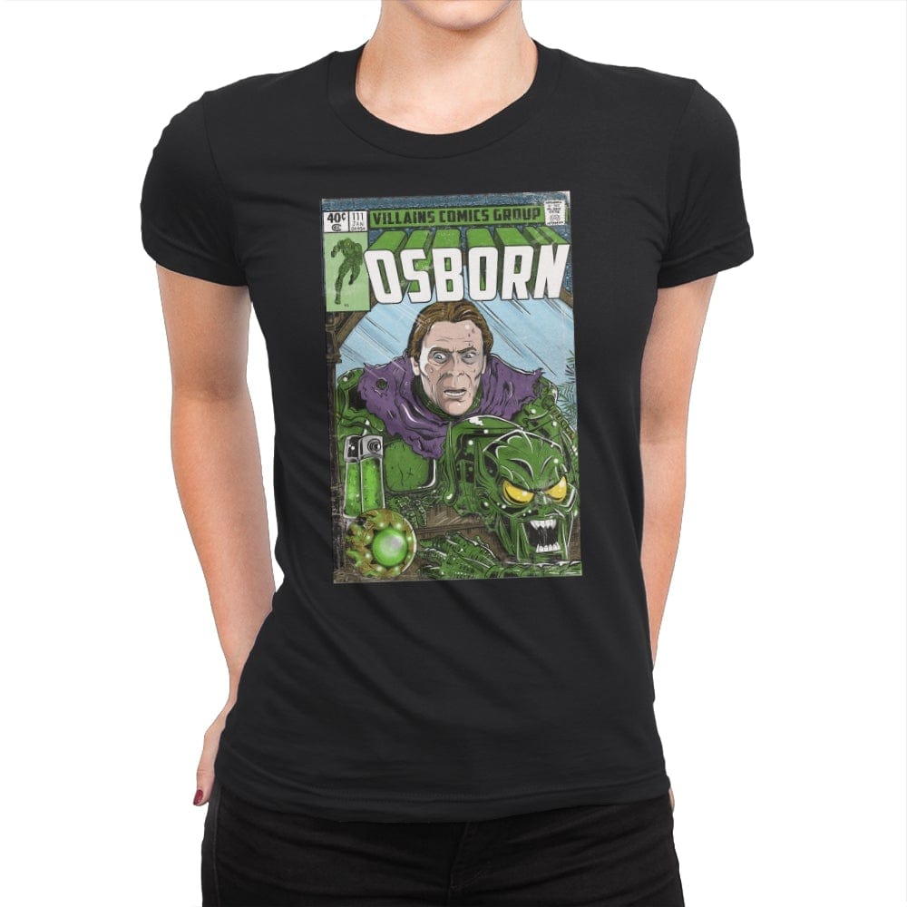 Osborn Old School - Womens Premium T-Shirts RIPT Apparel Small / Black