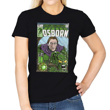 Osborn Old School - Womens T-Shirts RIPT Apparel Small / Black