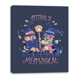 Otterly Meowgical - Canvas Wraps Canvas Wraps RIPT Apparel 16x20 / Navy