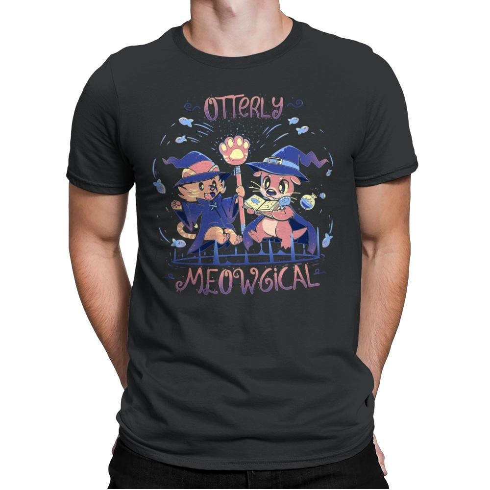 Otterly Meowgical - Mens Premium T-Shirts RIPT Apparel Small / Heavy Metal