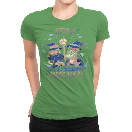 Otterly Meowgical - Womens Premium T-Shirts RIPT Apparel Small / Kelly