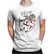 OuchieCute - Mens Premium T-Shirts RIPT Apparel Small / White