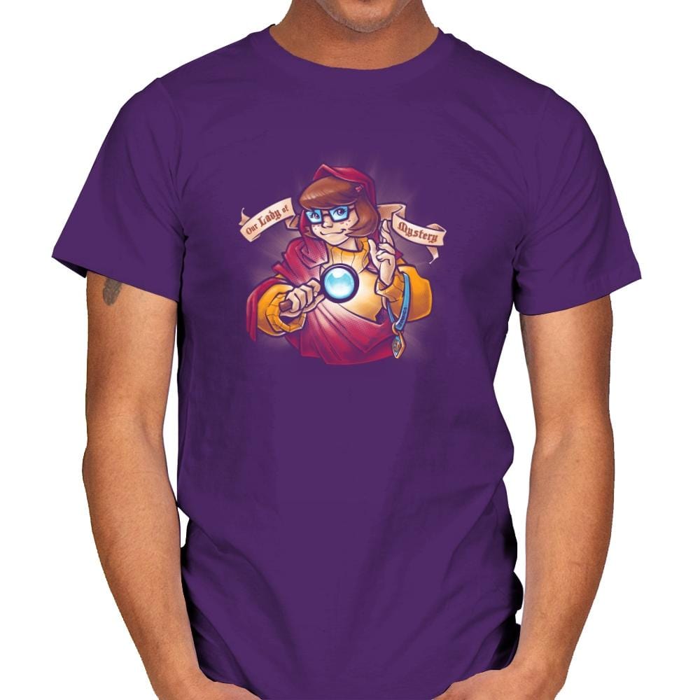 Our Lady of Mystery Exclusive - Mens T-Shirts RIPT Apparel Small / Purple