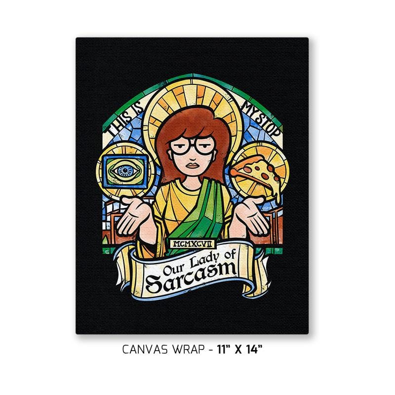 Our Lady of Sarcasm Exclusive - Canvas Wraps Canvas Wraps RIPT Apparel 11x14 inch