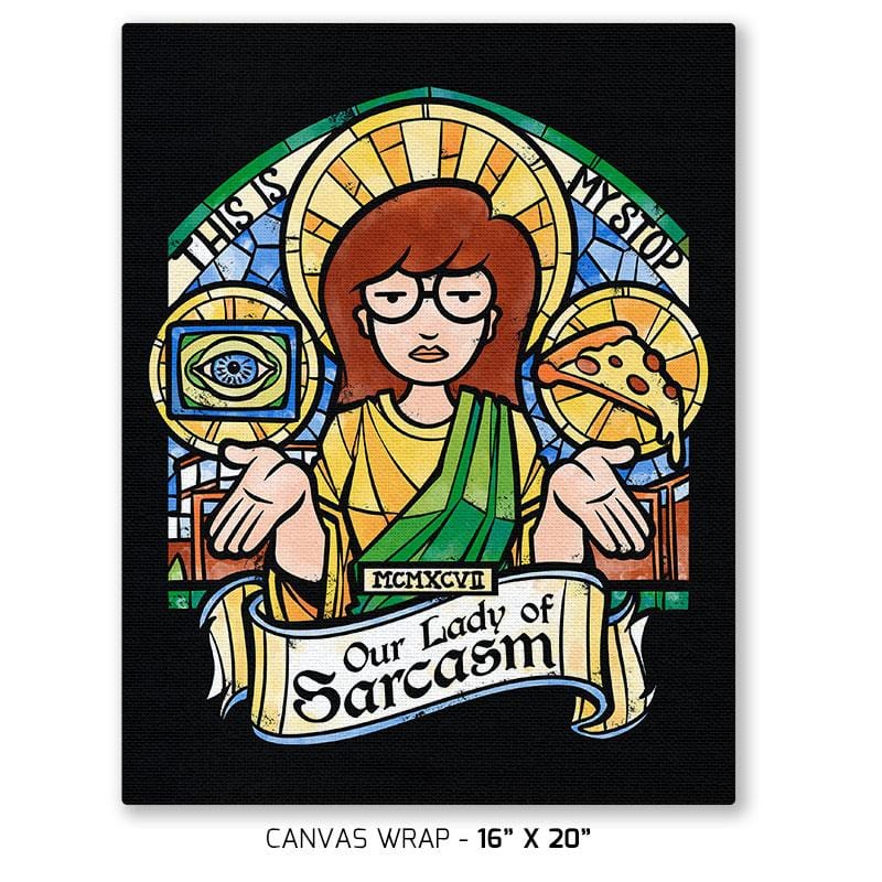 Our Lady of Sarcasm Exclusive - Canvas Wraps Canvas Wraps RIPT Apparel 16x20 inch