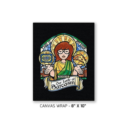 Our Lady of Sarcasm Exclusive - Canvas Wraps Canvas Wraps RIPT Apparel 8x10 inch