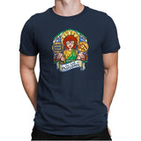 Our Lady of Sarcasm Exclusive - Mens Premium T-Shirts RIPT Apparel Small / Midnight Navy