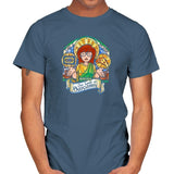 Our Lady of Sarcasm Exclusive - Mens T-Shirts RIPT Apparel Small / Indigo Blue