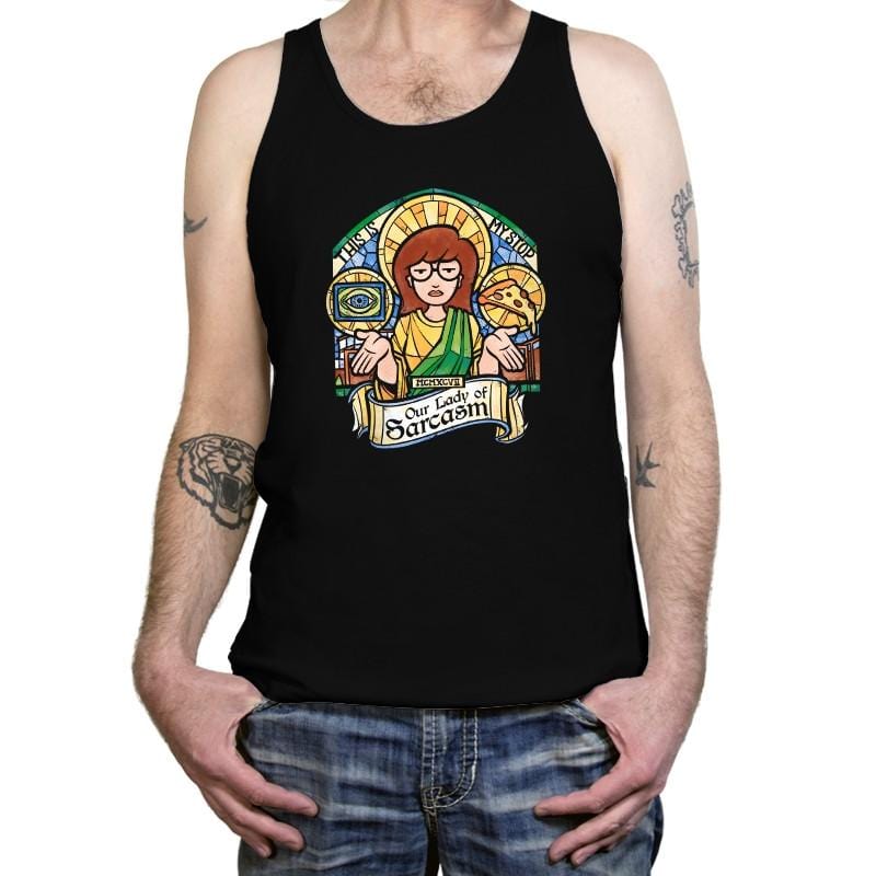 Our Lady of Sarcasm Exclusive - Tanktop Tanktop RIPT Apparel