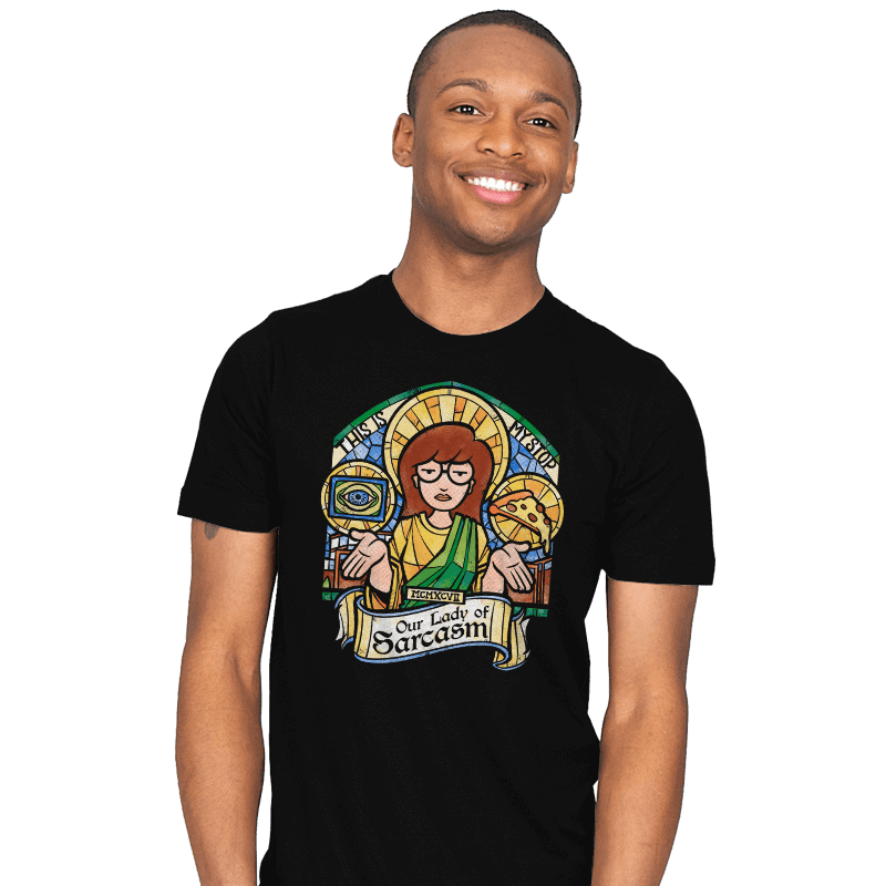 Our Lady of Sarcasm - Mens T-Shirts RIPT Apparel