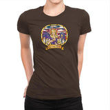 Our Lady of Slay Exclusive - Womens Premium T-Shirts RIPT Apparel Small / Dark Chocolate