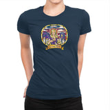 Our Lady of Slay Exclusive - Womens Premium T-Shirts RIPT Apparel Small / Midnight Navy