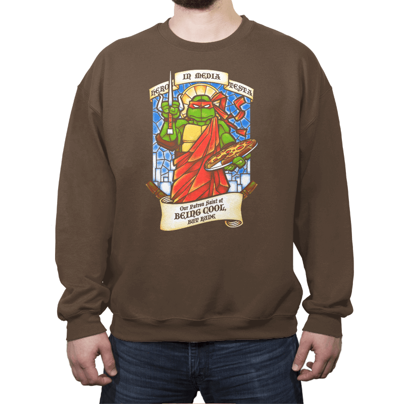 Our Saint of Being Cool, But Rude - Crew Neck Crew Neck RIPT Apparel