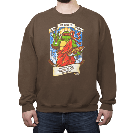 Our Saint of Being Cool, But Rude - Crew Neck Crew Neck RIPT Apparel