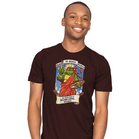 Our Saint of Being Cool, But Rude - Mens T-Shirts RIPT Apparel