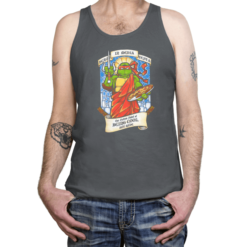 Our Saint of Being Cool, But Rude - Tanktop Tanktop RIPT Apparel