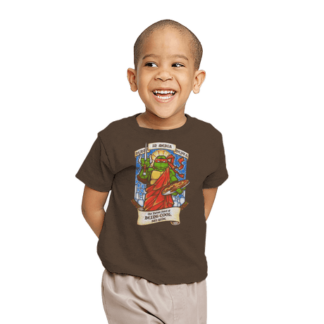 Our Saint of Being Cool, But Rude - Youth T-Shirts RIPT Apparel
