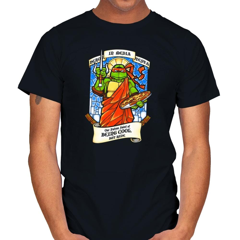 Our Saint of Cool But Rude Exclusive - Mens T-Shirts RIPT Apparel Small / Black