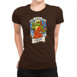 Our Saint of Cool But Rude Exclusive - Womens Premium T-Shirts RIPT Apparel Small / Dark Chocolate