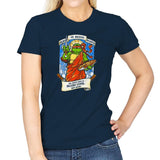 Our Saint of Cool But Rude Exclusive - Womens T-Shirts RIPT Apparel Small / Navy