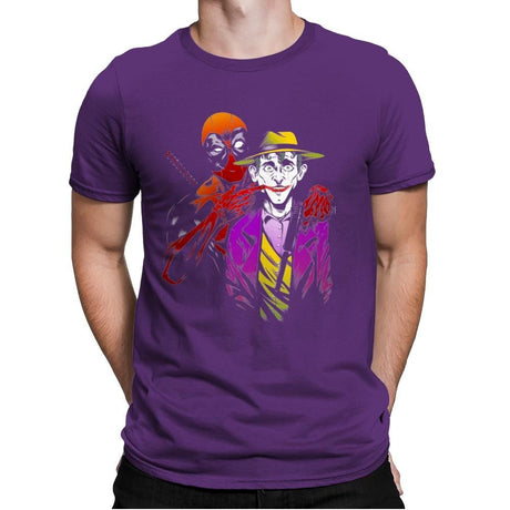 Out-Crazying Crazy - Best Seller - Mens Premium T-Shirts RIPT Apparel Small / Purple Rush