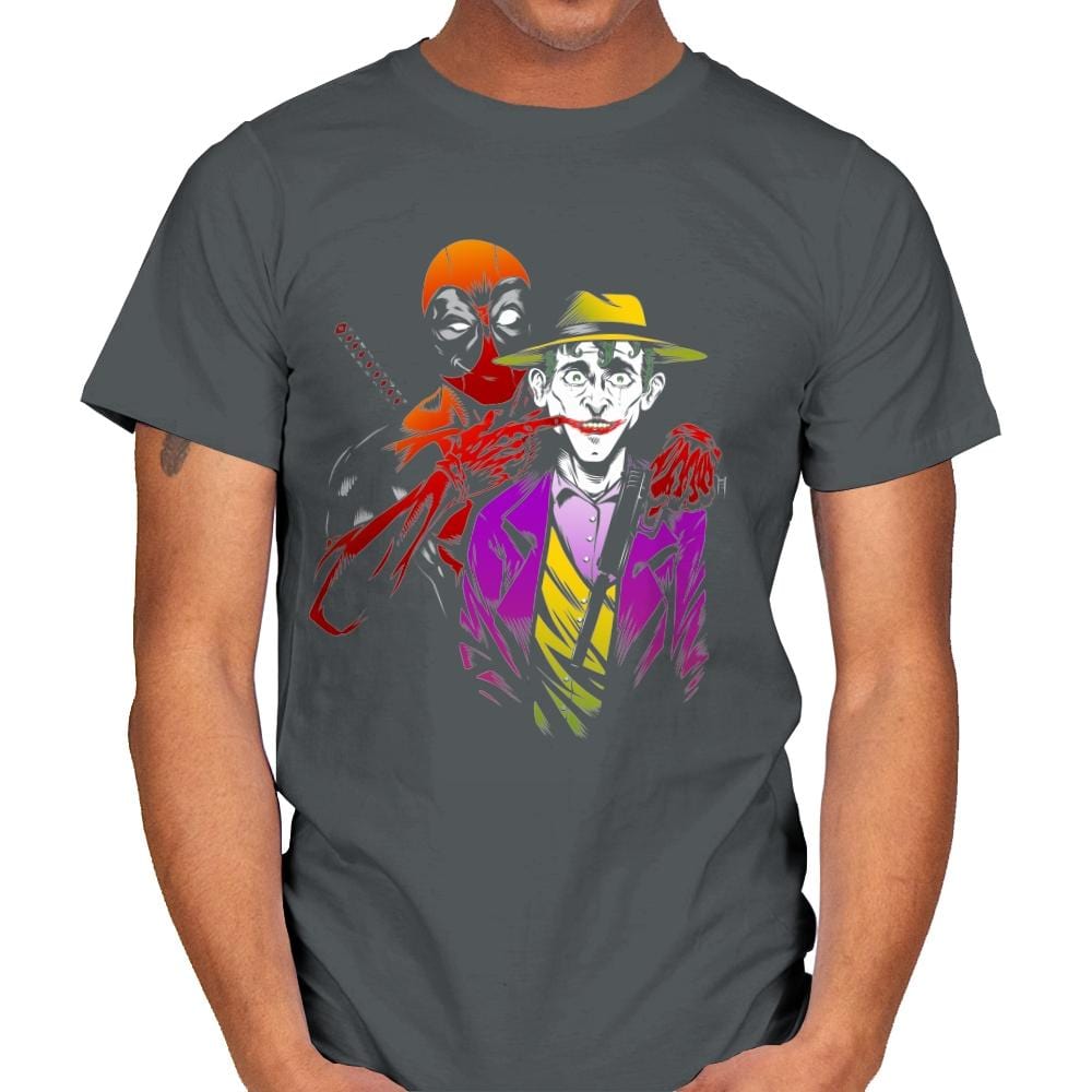 Out-Crazying Crazy - Best Seller - Mens T-Shirts RIPT Apparel Small / Charcoal